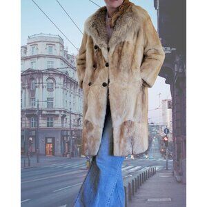 Fur Coat - Eaton's Salon Mid-Length Muskrat